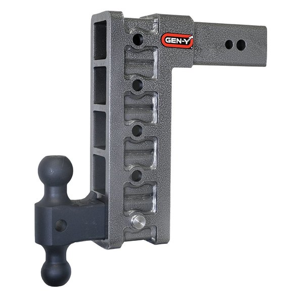 Gen-Y Hitch MEGA-DUTY 3 Shank 12 Drop 3.5K TW 32K Hitch & GH-0161 Dual-Ball GH-1715